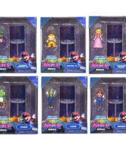 Super Mario Galaxy - Surtido Figuras 4 Cm Articuladas Con Accesorio Funcional